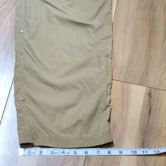 REI Co-op Cargo Pants Men 36x32* Tan Sahara Roll Up Relax Fit Belted Hike Khakis - Picture 11 of 14